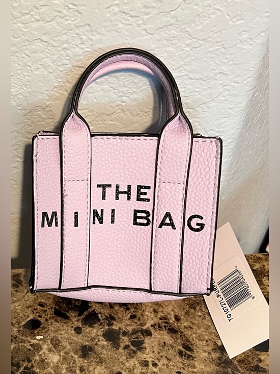 Handbags - The Mini Bag Purple Mini Crossbody Bag Detachable Chain and Strap NWT